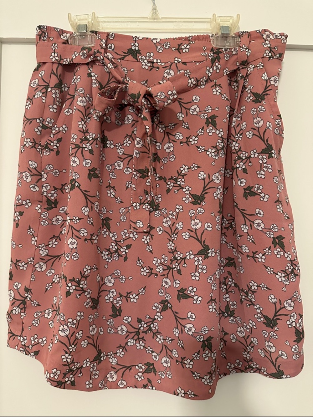 LOFT Floral  Skirt - Pink size small NWOT